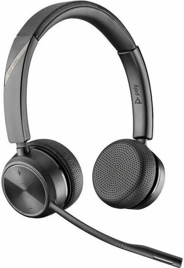 Alt view image 4 of 4 - Hp Poly Headsets Savi 7220 Stereo DECT 1920-1930 MHz Top Stereo Wireless DECT 394 ft Model 783Q6AA#ABA