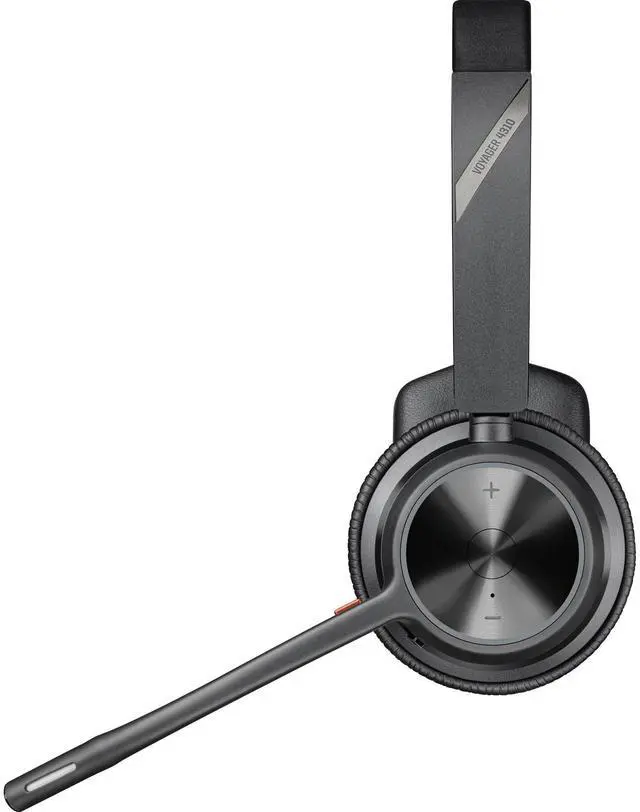 Alt view image 5 of 10 - Hp Poly Headsets Poly Voyager 4310 USB-A Headset Siri, Google Assistant Mono USB Type A Wired/Wireless Bluetooth 298.6 ft Model 76U48AA