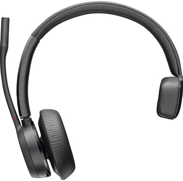 Alt view image 7 of 10 - Hp Poly Headsets Poly Voyager 4310 USB-A Headset Siri, Google Assistant Mono USB Type A Wired/Wireless Bluetooth 298.6 ft Model 76U48AA