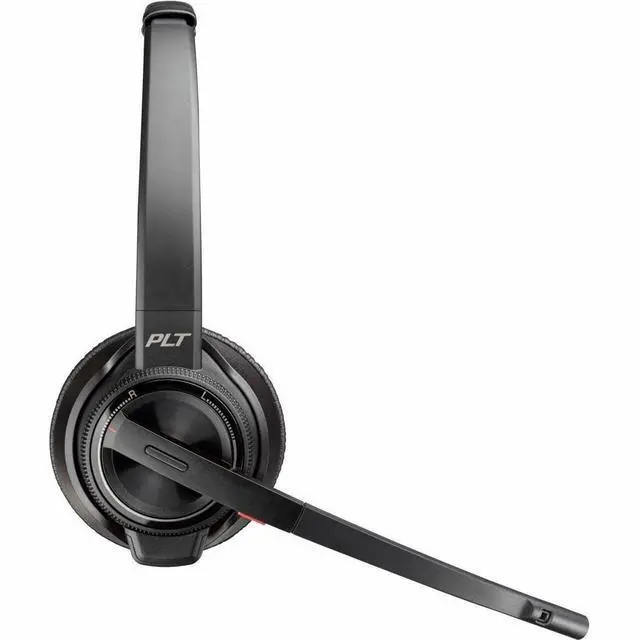 Alt view image 2 of 6 - Poly Savi 8220 Office Stereo DECT 1920-1930 MHz Headset - Microsoft Teams Certification - Stereo - Wireless - DECT - 590 ft - 32 Ohm - 20 Hz - 20 kHz - On-ear - Binaural - Ear-cup - Noise Cancelling M