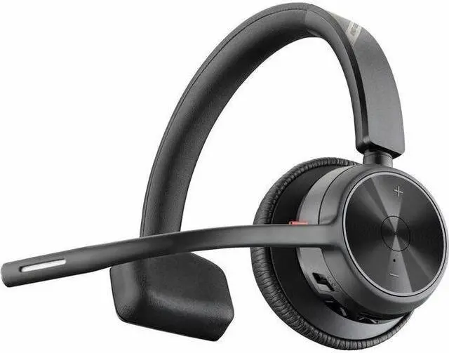 Main image of Poly Voyager 4310 USB-AHeadset + BT700 dongle TAA - Google Assistant, Siri - Mono - USB Type A - Wired/Wireless - Bluetooth - 164 ft - 20 Hz - 20 kHz - On-ear, Over-the-head - Monaural - Supra-aural -
