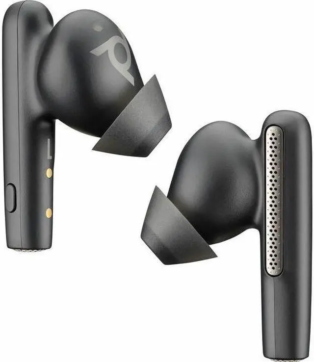 Main image of Poly Voyager Free 60 UC Earset - Siri, Google Assistant - Stereo - True Wireless - Bluetooth - 98.4 ft - 20 Hz - 20 kHz - Earbud - Binaural - In-ear - Carbon Black