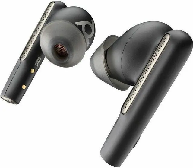 Alt view image 3 of 7 - Poly Voyager Free 60 UC Earset - Siri, Google Assistant - Stereo - True Wireless - Bluetooth - 98.4 ft - 20 Hz - 20 kHz - Earbud - Binaural - In-ear - Carbon Black