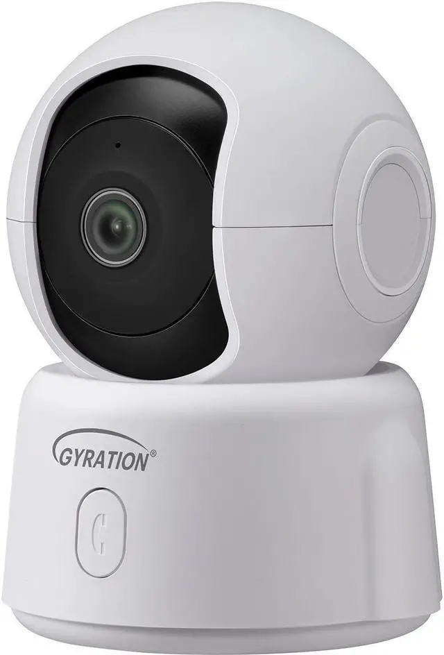 Alt view image 5 of 8 - Gyration Cyberview 2000 2MP Smart WiFi Pan/Tilt Camera, White