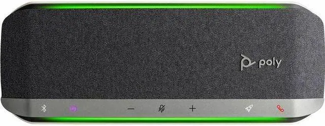 Alt view image 15 of 20 - Poly - Sync 40 Smart Speakerphone (Plantronics) - Flexible Work Spaces - Connect to PC/Mac via Combined USB-A/USB-C Cable and Smartphones via Bluetooth - Works with Teams (Certified), Zoom & More