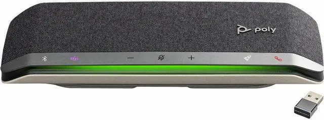 Alt view image 18 of 20 - Poly - Sync 40 Smart Speakerphone (Plantronics) - Flexible Work Spaces - Connect to PC/Mac via Combined USB-A/USB-C Cable and Smartphones via Bluetooth - Works with Teams (Certified), Zoom & More