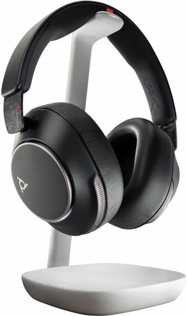 Alt view image 4 of 8 - Poly Voyager Surround 85 UC Headset - Microsoft Teams Certification - Stereo - Mini-phone (3.5mm) - Wired/Wireless - Bluetooth - 98.4 ft - 20 Hz - 16 kHz - Over-the-head, Over-the-ear - Binaural - Ear