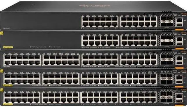 Main image of Aruba 6200M 24G 4SFP+ Switch - 24 Ports - Manageable - 10 Gigabit Ethernet, Gigabit Ethernet - 10/100/1000Base-T, 10GBase-X - 3 Layer Supported - Modular - 56 W Power Consumption - Optical Fiber, Twis