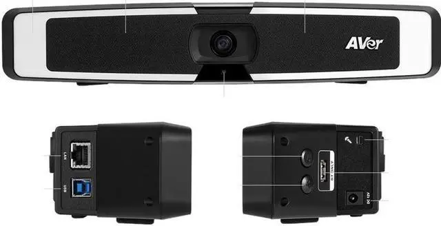 Alt view image 8 of 11 - AVer VB130 Video Conferencing Camera - 60 fps - USB 3.1 (Gen 1) Type B - COMMVB130
