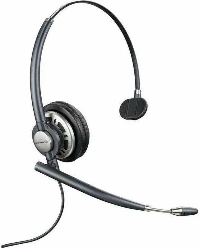Main image of Poly EncorePro HW710 Headset - Mono - USB - Wired - Over-the-head - Monaural - Ear-cup - Noise Cancelling, Omni-directional Microphone - Noise Canceling - Black