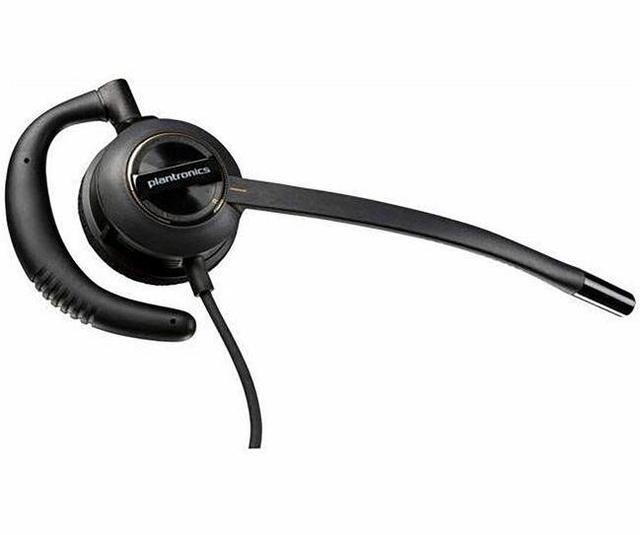 Poly EncorePro HW530 Quick Disconnect Headset - Mono - Mini-phone (3.5mm) - Wired - 20 Hz - 16 kHz - On-ear - Monaural - Ear-cup - 2.92 ft Cable - Omni-directional, Noise Cancelling Microphone - Black
