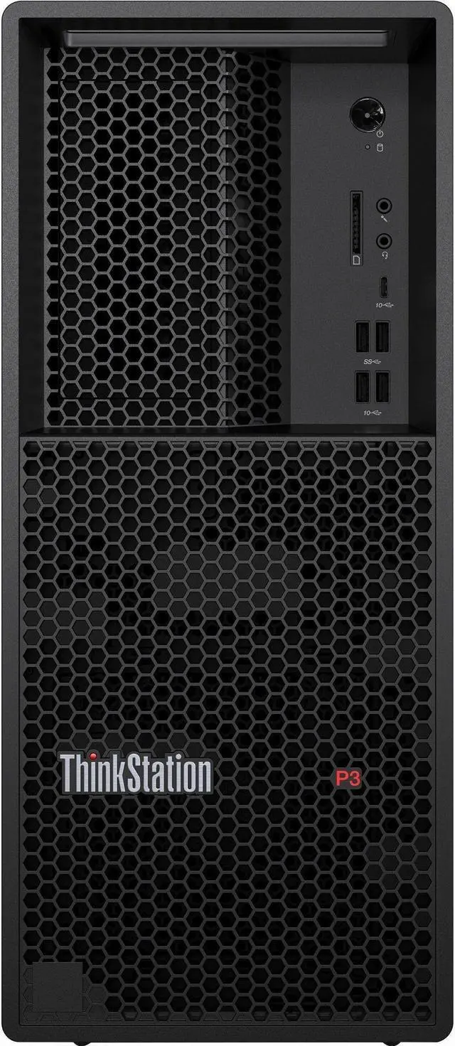 Alt view image 6 of 10 - Lenovo ThinkStation P3 30GS0033US Workstation - Intel Core i9 Tetracosa-core (24 Core) i9-13900 13th Gen 2 GHz - 32 GB DDR5 SDRAM RAM - 1 TB SSD - Tower - Intel W680 Chip - Windows 11 Pro - NVMe Contr