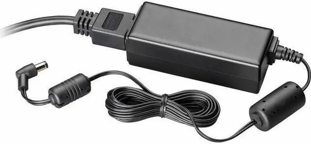 Alt view image 2 of 2 - HP Poly Voice Poly 25W Power Supply Black  120 V AC Input  48 V DC Output 25 W Model 86P04AA#ABA