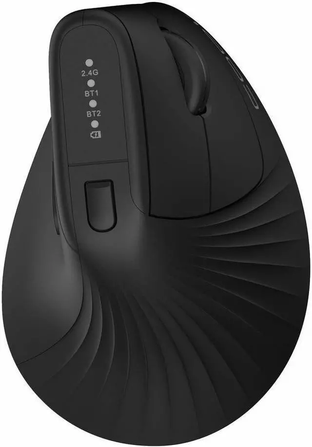 Alt view image 3 of 8 - CODi 6D Wireless Ergonomic Mouse - Optical - Wireless - 32.81 ft - Bluetooth - 2.40 GHz - 2400 dpi - Scroll Wheel - 1 x AA Battery Supported