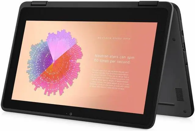 Alt view image 2 of 4 - Dell Chromebook 11 3000 3110 11.6" Chromebook - HD - Intel Celeron N4500 - 4 GB - 64 GB Flash Memory - Intel Chip - 1366 x 768 - ChromeOS - Intel UHD Graphics - Twisted nematic (TN) - English (US