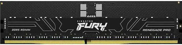 Main image of Kingston 256GB (8 x 32GB) DDR5 6400MT/s CL32 FURY Renegade Pro RDIMM Black EXPO - For Motherboard - 256 GB (8 x 32GB) - DDR5-6400/PC5-51200 DDR5 SDRAM - 6400 MHz Dual-rank Memory - CL32 - 1.40 V - ECC