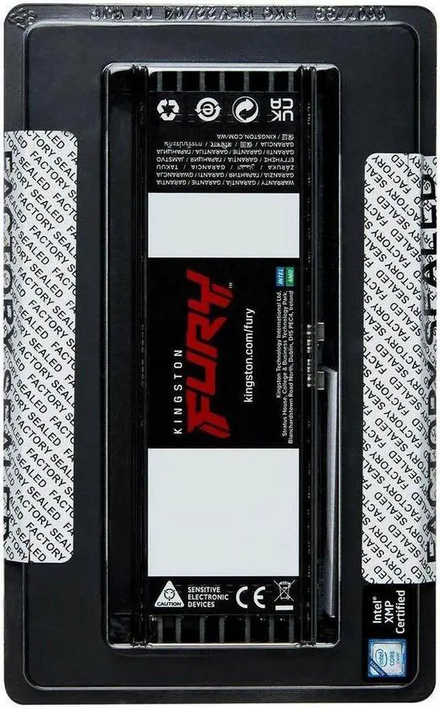 Alt view image 5 of 9 - Kingston 256GB (8 x 32GB) DDR5 6400MT/s CL32 FURY Renegade Pro RDIMM Black XMP - For Motherboard - 256 GB (8 x 32GB) - DDR5-6400/PC5-51200 DDR5 SDRAM - 6400 MHz Single-rank Memory - CL32 - 1.40 V - EC