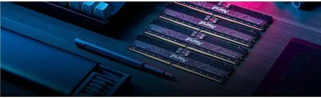 Alt view image 6 of 9 - Kingston 128GB (4 x 32GB) DDR5 6400MT/s CL32 FURY Renegade Pro RDIMM Black EXPO - For Motherboard - 128 GB (4 x 32GB) - DDR5-6400/PC5-51200 DDR5 SDRAM - 6400 MHz Dual-rank Memory - CL32 - 1.40 V - ECC