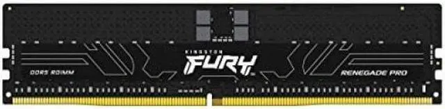 Main image of Kingston 128GB (8 x 16GB) DDR5 5600MT/s CL28 FURY Renegade Pro RDIMM Black EXPO - For Motherboard - 128 GB (8 x 16GB) - DDR5-5600/PC5-44800 DDR5 SDRAM - 5600 MHz Single-rank Memory - CL28 - 1.35 V - E