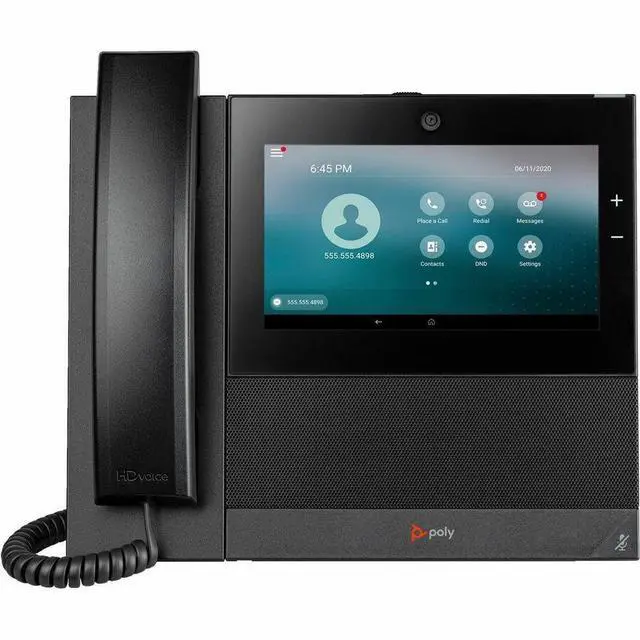 Alt view image 7 of 8 - HP Poly CCX 700 Business Media Open SIP Desk Phone Model 82Z83AA