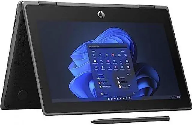 Alt view image 4 of 6 - HP Pro x360 Fortis G11 11.6" Touchscreen Rugged Convertible 2 in 1 Notebook HD 1366 x 768 Intel N-Series N100 (4 Core) 800 MHz 4 GB Total RAM 4 GB On-board Memory 64 GB Flash Memory 7L305UT#ABA