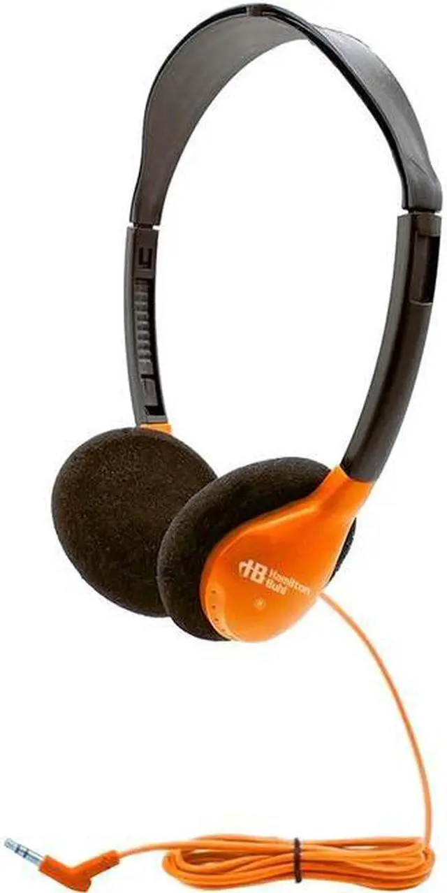 Alt view image 2 of 4 - HamiltonBuhl Personal On-Ear Stereo Headphone  ORANGE