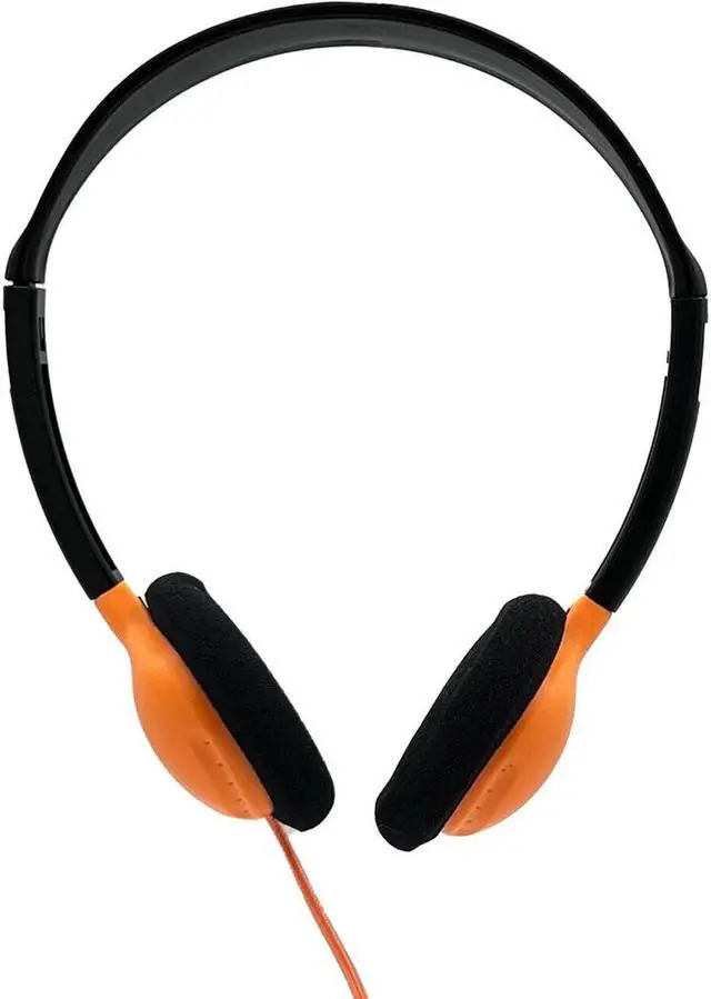 Alt view image 3 of 4 - HamiltonBuhl Personal On-Ear Stereo Headphone  ORANGE