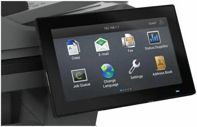 Alt view image 4 of 8 - MX632adwe Multifunction Mono Printer Copy/Fax/Print/Scan 38S0900