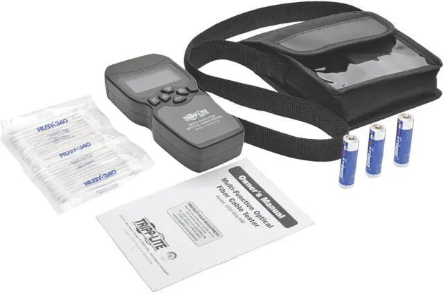Alt view image 20 of 20 - Tripp Lite Multi-Function Optical Fiber Cable Tester with Power Meter, Light Source & Visual Fault Locator (T020-001-PSF)