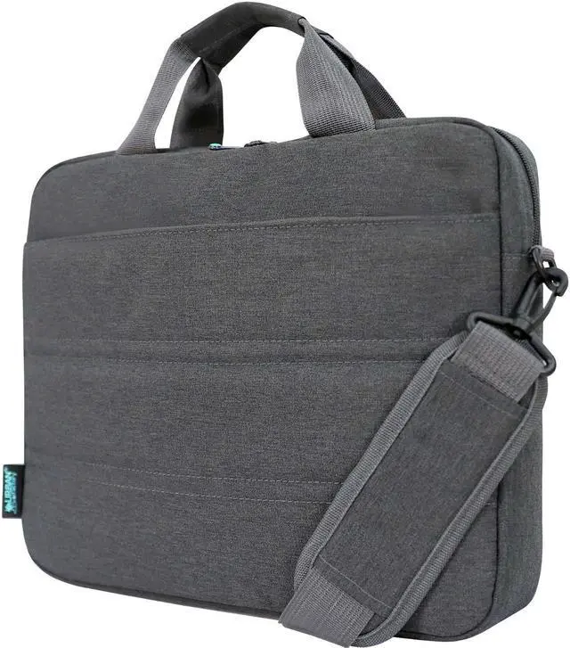 Alt view image 5 of 7 - Urban Factory GREENEE Carrying Case for 13" to 15.6" Notebook Gray Green