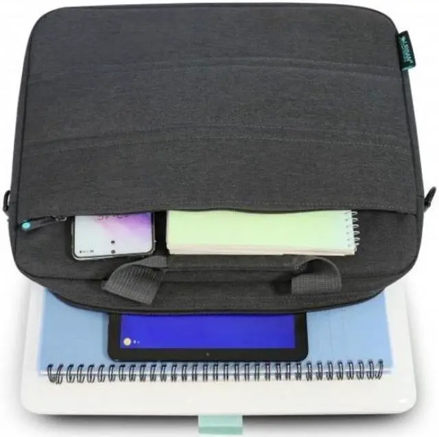 Alt view image 2 of 7 - Urban Factory GREENEE Carrying Case for 13" to 15.6" Notebook Gray Green