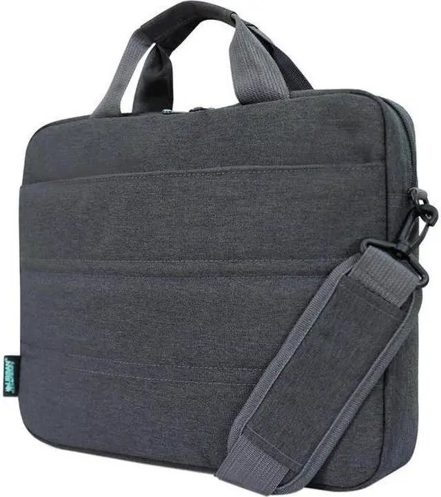 Main image of Urban Factory Eco-Friendly Top-Loading Laptop Case, Up to 17.3", Gray ELC17UF