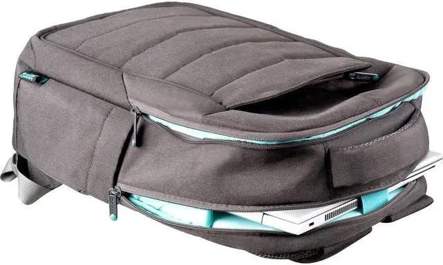 Alt view image 3 of 8 - Urban Factory GREENEE 13-15.6" Laptop Backpack Gray Green ELB15UF
