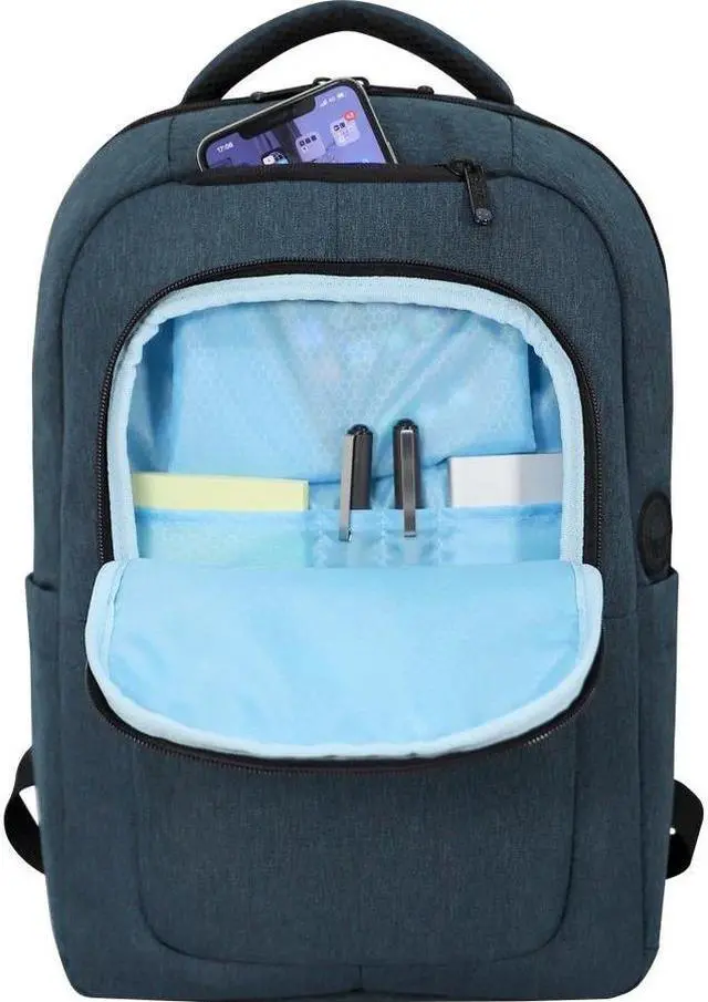 Alt view image 6 of 8 - Urban Factory Cyclee City Edition Ecologic Backpack Deep Blue ECB24UF