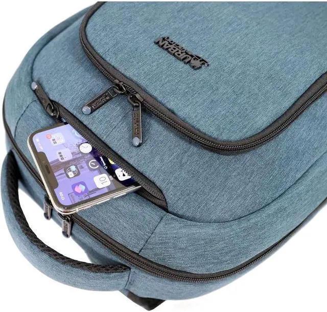 Alt view image 7 of 8 - Urban Factory Cyclee City Edition Ecologic Backpack Deep Blue ECB24UF