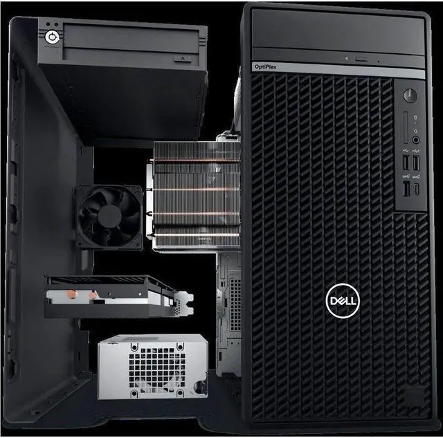 Alt view image 7 of 8 - Dell OptiPlex 7000 7020 Desktop Computer - Intel Core i5 14th Gen i5-14500 - 8 GB - 256 GB SSD - Micro Tower - Black - Intel Chip - Windows 11 Pro - Intel DDR5 SDRAM - English (US) Keyboard - IEEE 802