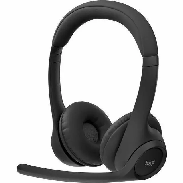Main image of Logitech Zone 300 Wireless Bluetooth Headset With Noise-Canceling Microphone, Compatible with Windows, Mac, Chrome, Linux, iOS, iPadOS, Android - Black