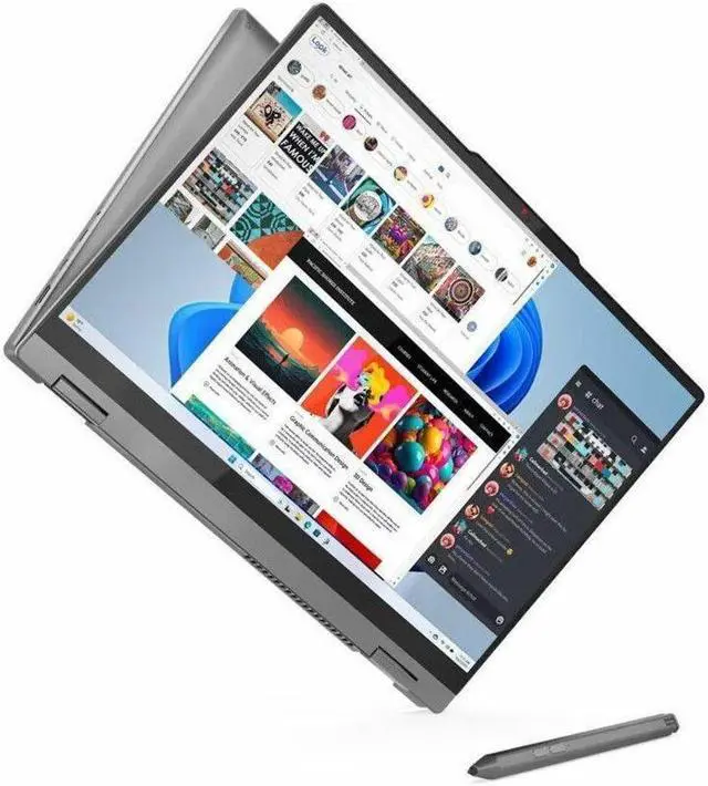 Alt view image 7 of 9 - Lenovo IdeaPad 5i 16" 2-in-1 Laptop Intel Core 5 120U 8GB RAM, 512GB SSD, Windows 11 Home (83DU0005US)