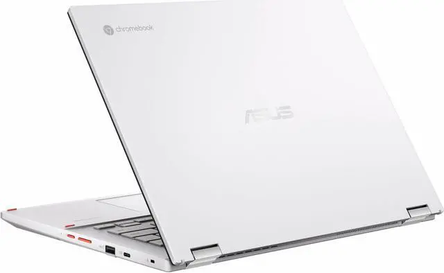 Alt view image 10 of 18 - ASUS Chromebook Vibe CX34 Flip Cloud Gaming Laptop with Stylus, 14" 144 Hz Touch Display (1920x1200), Intel® Core i5-1235U Processor, 256GB SSD, 8GB RAM, ChromeOS, Pearl White, CX3401FBA-DH586T-S
