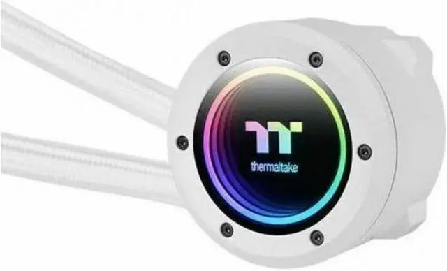 Alt view image 7 of 9 - Thermaltake TH120 V2 ARGB Snow CL-W363-PL12SW-A All-In-One Liquid Cooler