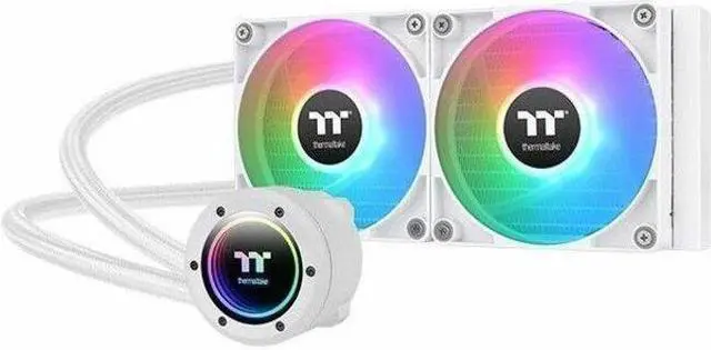 Main image of Thermaltake TH240 V2 ARGB Snow CL-W364-PL12SW-A All-In-One Liquid Cooler