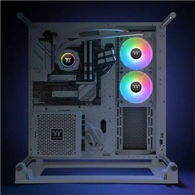 Alt view image 2 of 9 - Thermaltake TH240 V2 ARGB Snow CL-W364-PL12SW-A All-In-One Liquid Cooler