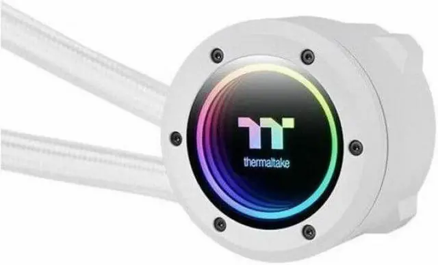 Alt view image 6 of 9 - Thermaltake TH240 V2 ARGB Snow CL-W364-PL12SW-A All-In-One Liquid Cooler