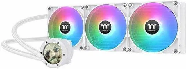 Main image of Thermaltake TH420 V2 Ultra ARGB Snow CL-W407-PL14SW-A Liquid / Water Cooling