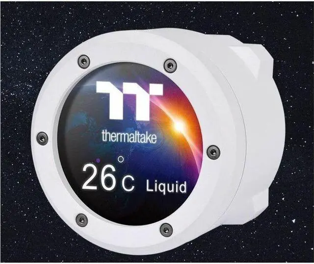 Alt view image 3 of 8 - Thermaltake TH420 V2 Ultra ARGB Snow CL-W407-PL14SW-A Liquid / Water Cooling