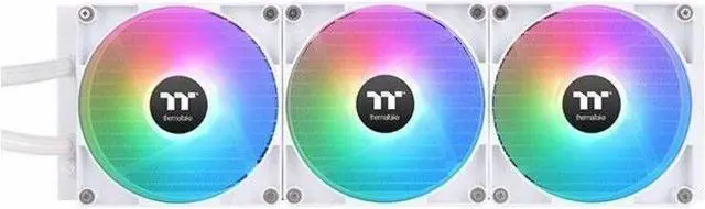 Alt view image 6 of 8 - Thermaltake TH420 V2 Ultra ARGB Snow CL-W407-PL14SW-A Liquid / Water Cooling