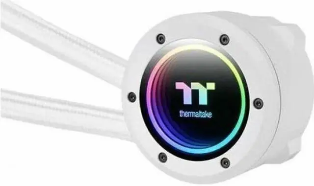 Alt view image 2 of 8 - Thermaltake TH280 V2 ARGB Snow CL-W377-PL14SW-A Liquid / Water Cooling