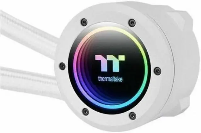 Alt view image 6 of 8 - Thermaltake TH420 V2 ARGB Snow CL-W378-PL14SW-A Liquid / Water Cooling