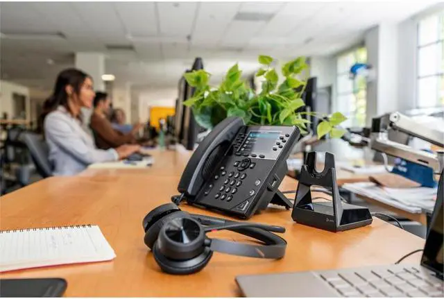Alt view image 6 of 11 - Hp Poly Headsets Poly Voyager 4320 USB-C Headset Siri, Google Assistant Stereo, Mono USB Type C Wired/Wireless Bluetooth 298.6 ft Model 76U50AA