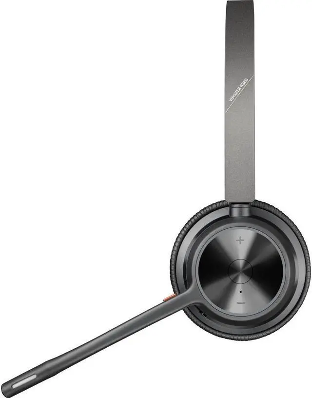 Alt view image 11 of 11 - Hp Poly Headsets Poly Voyager 4320 USB-C Headset Siri, Google Assistant Stereo, Mono USB Type C Wired/Wireless Bluetooth 298.6 ft Model 76U50AA